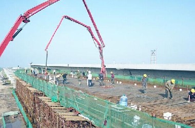 高速路樁基施工現場